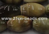 CTE1558 15.5 inches 18*25mm rice golden & blue tiger eye beads wholesale