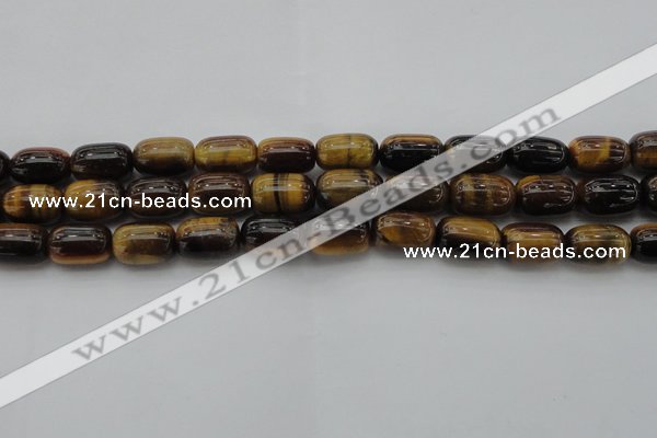 CTE1595 15.5 inches 10*15mm drum yellow tiger eye beads