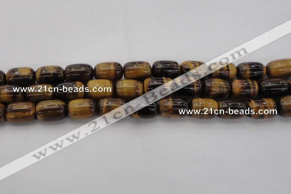 CTE1597 15.5 inches 13*18mm drum yellow tiger eye beads