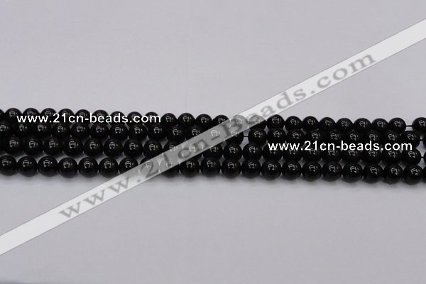 CTE1610 15.5 inches 4mm round A grade black tiger eye beads