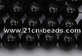 CTE1612 15.5 inches 8mm round A grade black tiger eye beads