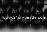 CTE1614 15.5 inches 12mm round A grade black tiger eye beads