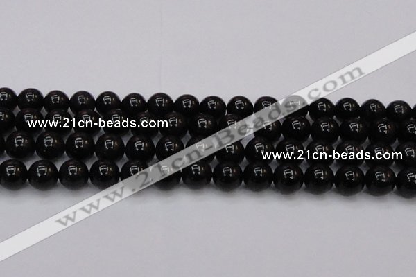 CTE1615 15.5 inches 14mm round A grade black tiger eye beads