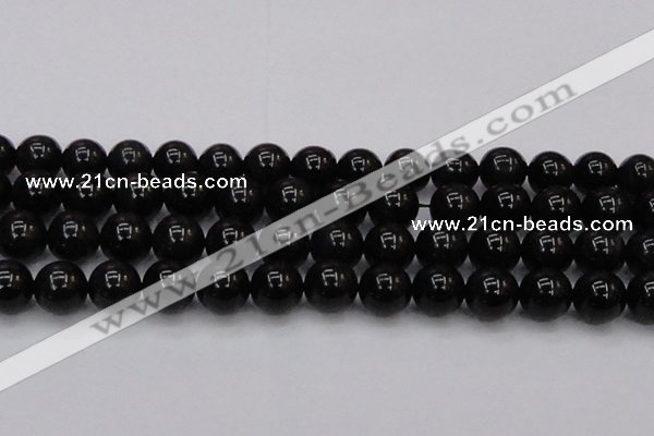 CTE1617 15.5 inches 18mm round A grade black tiger eye beads