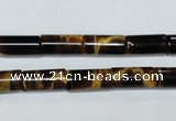 CTE163 15.5 inches 4*8mm column yellow tiger eye gemstone beads