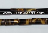 CTE164 15.5 inches 5*10mm column yellow tiger eye gemstone beads