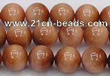 CTE1652 15.5 inches 8mm round sun orange tiger eye beads