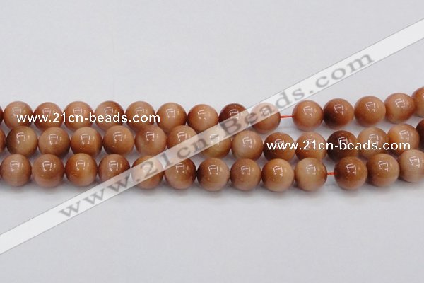 CTE1654 15.5 inches 12mm round sun orange tiger eye beads