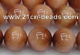 CTE1655 15.5 inches 14mm round sun orange tiger eye beads