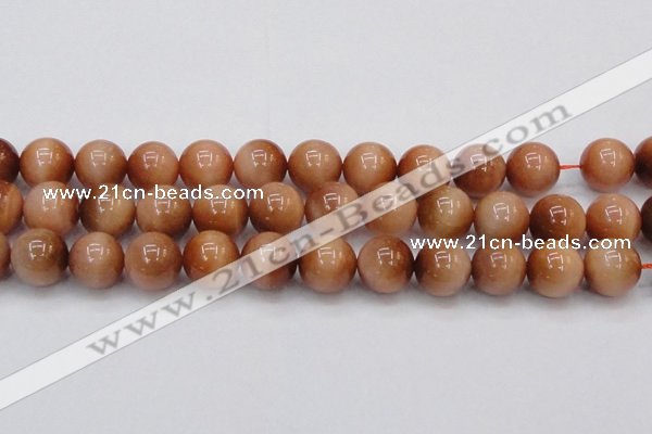 CTE1657 15.5 inches 18mm round sun orange tiger eye beads