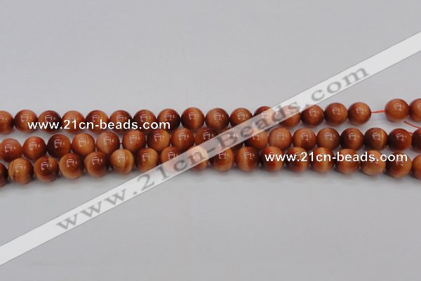 CTE1662 15.5 inches 8mm round sun orange tiger eye beads