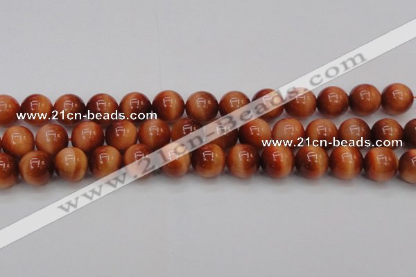 CTE1667 15.5 inches 18mm round sun orange tiger eye beads