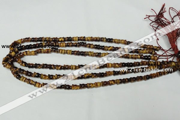 CTE167 15.5 inches 6*8mm yellow tiger eye gemstone beads