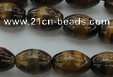 CTE1701 15.5 inches 12*16mm rice yellow tiger eye beads