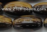 CTE1705 15.5 inches 16*30mm rice yellow tiger eye beads