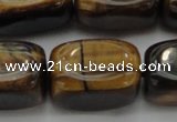 CTE1709 15.5 inches 14*22mm nuggets yellow tiger eye beads