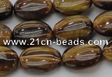 CTE1715 15.5 inches 12*16mm oval yellow tiger eye beads wholesale