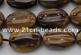 CTE1716 15.5 inches 13*18mm oval yellow tiger eye beads wholesale