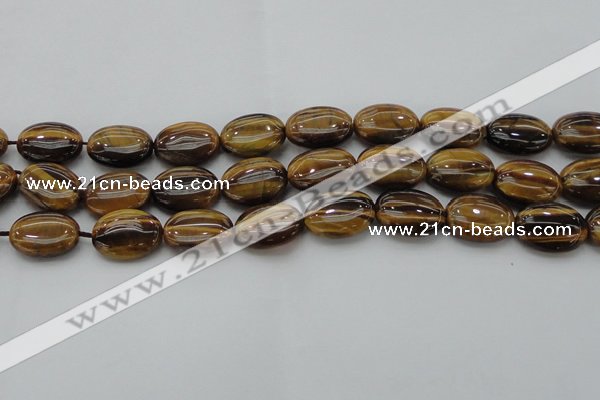 CTE1717 15.5 inches 15*20mm oval yellow tiger eye beads wholesale