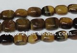 CTE173 15.5 inches 6*9mm nuggets yellow tiger eye gemstone beads