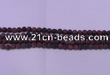 CTE1761 15.5 inches 6mm round matte red tiger eye beads