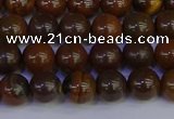 CTE1781 15.5 inches 6mm round yellow iron tiger beads wholesale