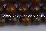 CTE1784 15.5 inches 12mm round yellow iron tiger beads wholesale