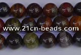 CTE1791 15.5 inches 6mm round red iron tiger beads wholesale