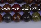 CTE1792 15.5 inches 8mm round red iron tiger beads wholesale