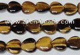 CTE180 15.5 inches 12*12mm heart yellow tiger eye gemstone beads