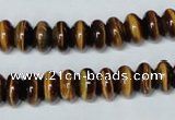 CTE195 15.5 inches 6*10mm rondelle yellow tiger eye gemstone beads