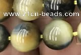 CTE2019 15.5 inches 14mm round golden & blue tiger eye beads wholesale