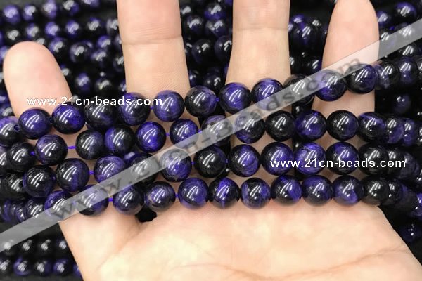 CTE2023 15.5 inches 8mm round purple tiger eye beads wholesale