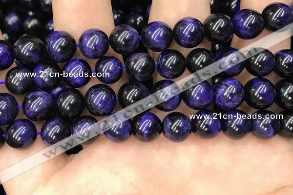 CTE2026 15.5 inches 14mm round purple tiger eye beads wholesale