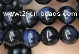 CTE2029 15.5 inches 6mm round blue tiger eye gemstone beads