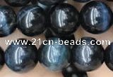 CTE2030 15.5 inches 8mm round blue tiger eye gemstone beads