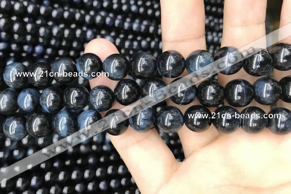 CTE2032 15.5 inches 12mm round blue tiger eye gemstone beads