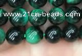 CTE2050 15.5 inches 4mm round green tiger eye beads wholesale