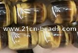 CTE2059 15.5 inches 10*14mm drum yellow tiger eye gemstone beads