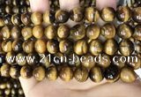 CTE2149 15.5 inches 10mm round yellow tiger eye beads wholesale