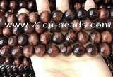 CTE2185 15.5 inches 14mm round red tiger eye gemstone beads