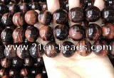 CTE2188 15.5 inches 20mm round red tiger eye gemstone beads