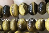 CTE2242 15.5 inches 4*6mm rondelle yellow tiger eye beads wholesale