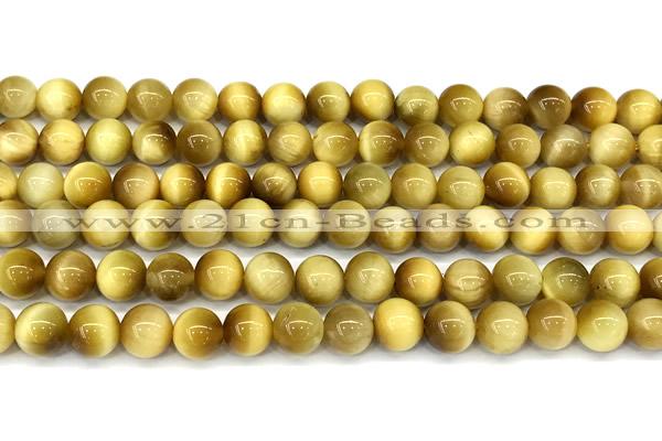 CTE2383 15 inches 8mm round golden tiger eye beads