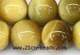 CTE2384 15 inches 10mm round golden tiger eye beads