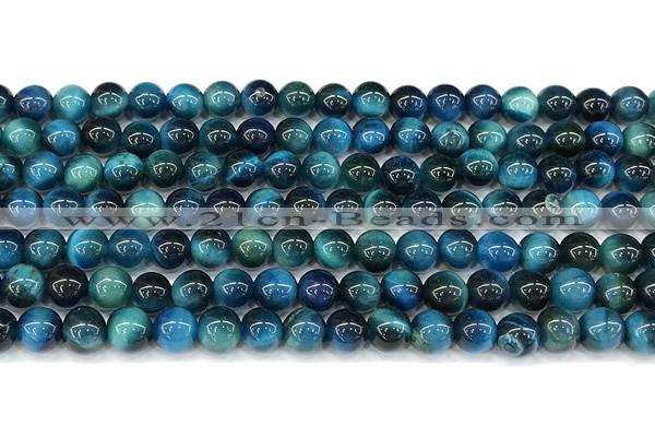CTE2424 15 inches 6mm round blue tiger eye beads