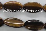 CTE302 15.5 inches 15*25mm oval yellow tiger eye gemstone beads
