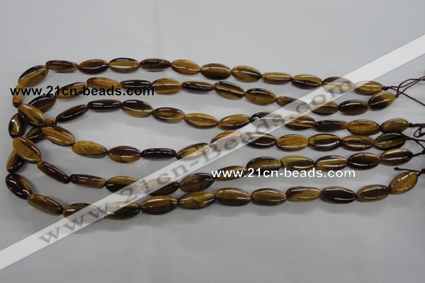 CTE304 15.5 inches 8*16mm marquise yellow tiger eye gemstone beads