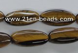 CTE306 15.5 inches 12*25mm marquise yellow tiger eye gemstone beads