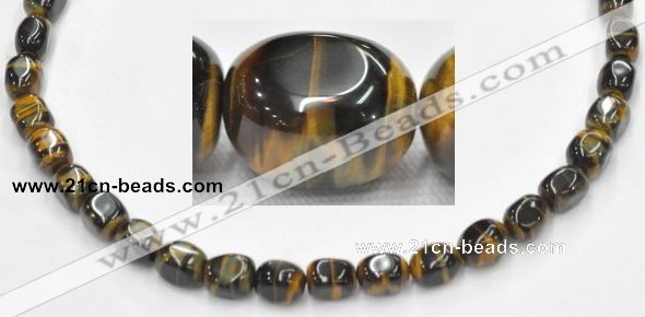 CTE33 15.5 inches 10*14mm freeform blue tiger eye beads wholesale